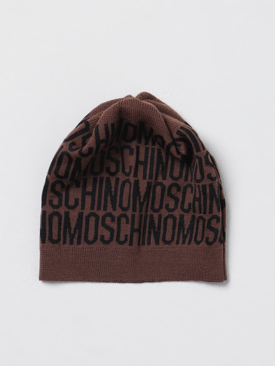 MOSCHINO COUTURE HAT: Hat men Moschino Couture, Brown - Img 2