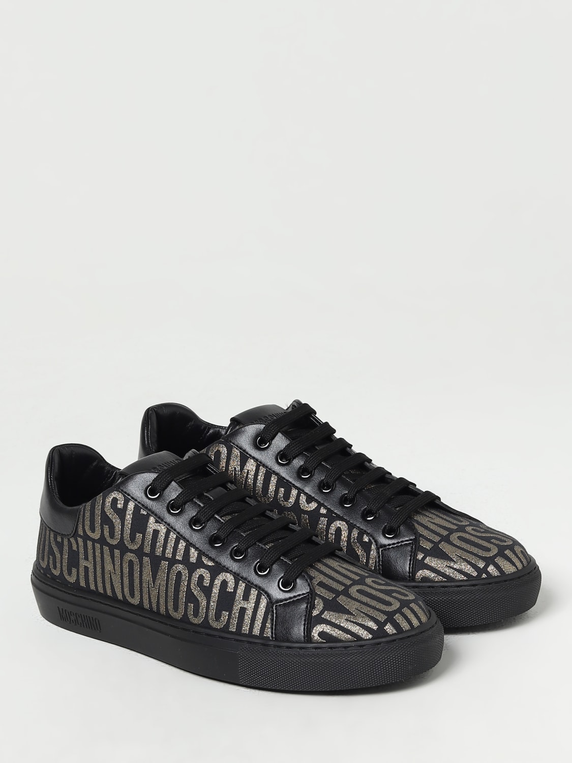 Moschino Couture Outlet Sneakers men Gold Moschino Couture sneakers MM15012G1I105 online at GIGLIO.COM