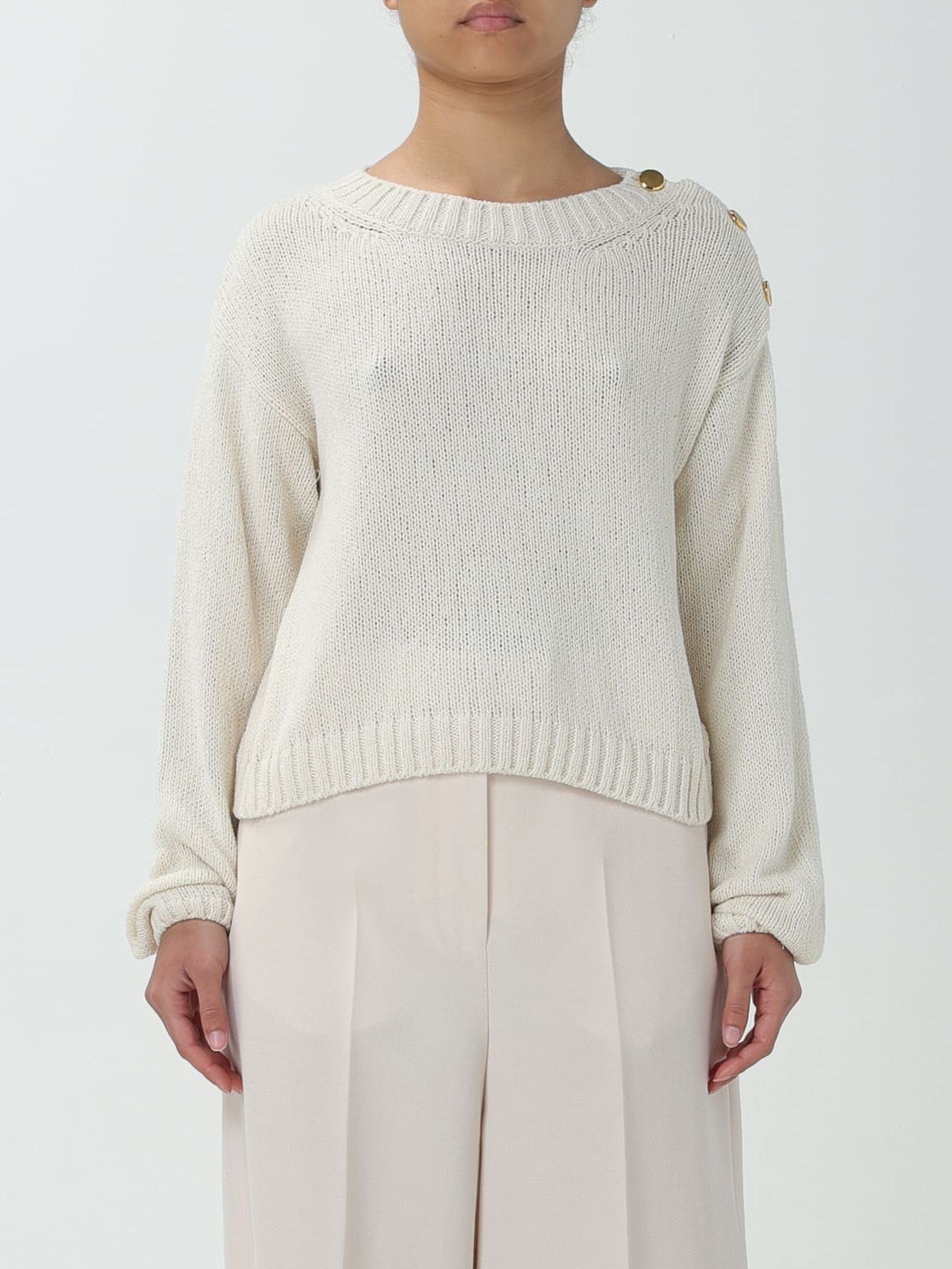 SNOBBY SHEEP: Sweater woman - White | Snobby Sheep sweater DAYANA ...