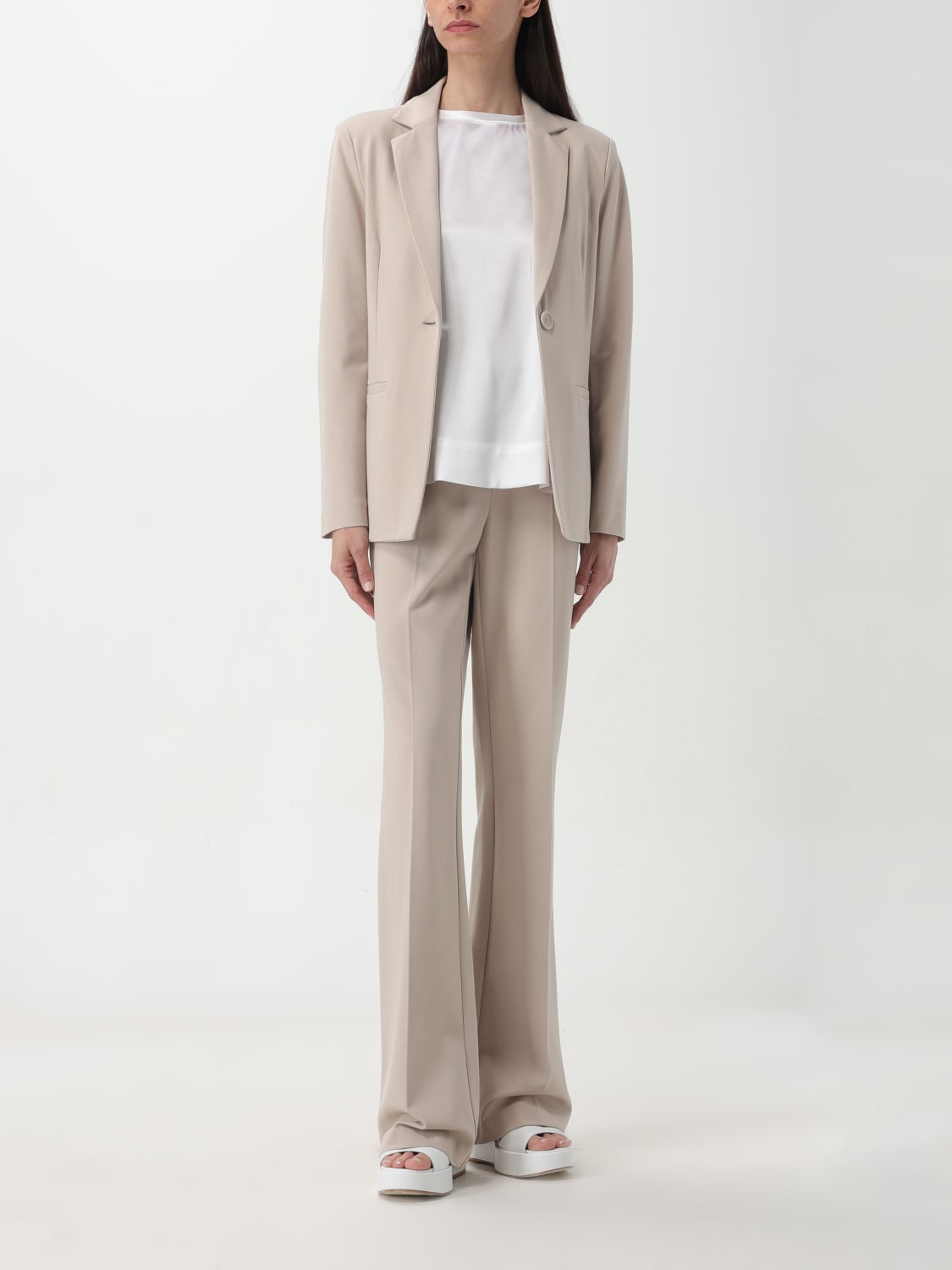 MALIPARMI TOP: Maliparmi silk blouse, White - Img 2