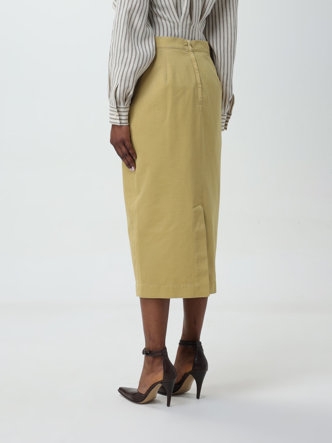 Max Mara Outlet: Skirt woman - Mustard | Max Mara skirt 2411101213600 ...