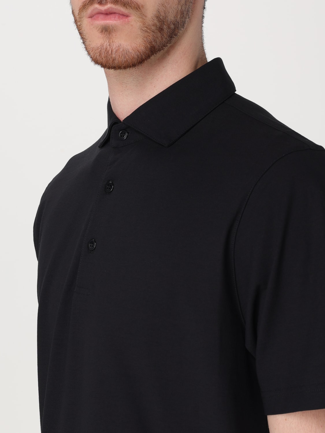 LARDINI POLO: T-shirt homme Lardini, Noir - Img 5