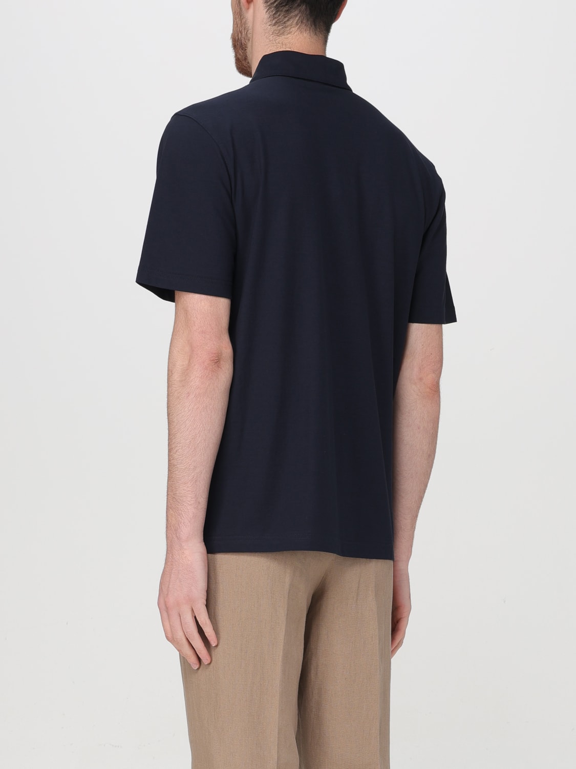 LARDINI POLO: T-shirt homme Lardini, Bleu Marine - Img 2