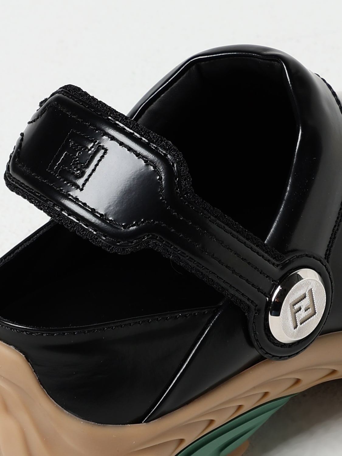 FENDI SANDALIAS: Zapatos hombre Fendi, Negro - Img 4