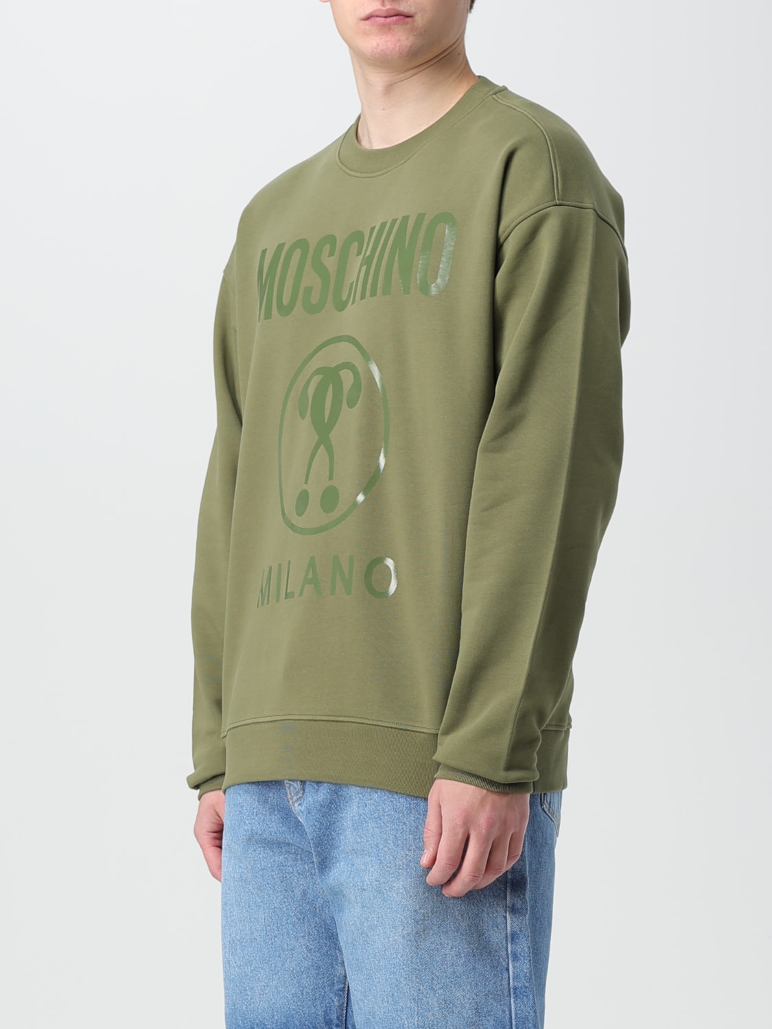 MOSCHINO COUTURE SUDADERA: Sudadera hombre Moschino Couture, Militar - Img 3