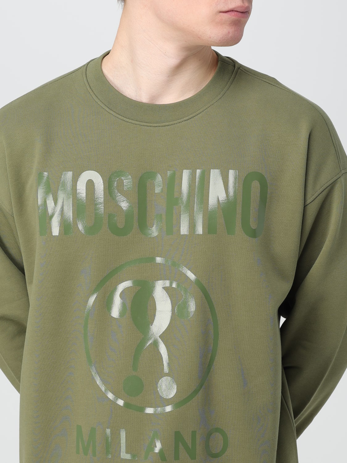 MOSCHINO COUTURE SUDADERA: Sudadera hombre Moschino Couture, Militar - Img 4