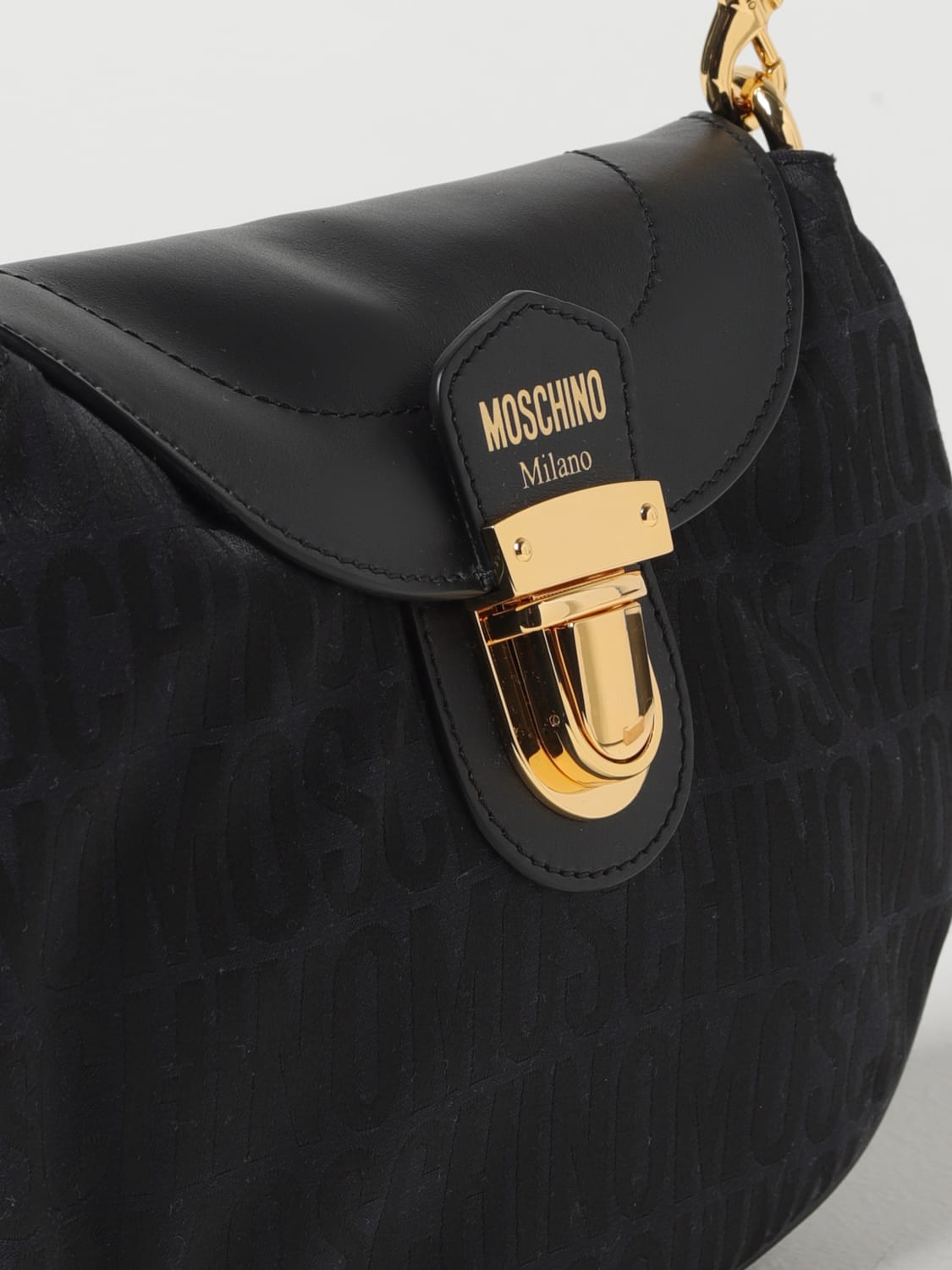 MOSCHINO COUTURE SCHULTERTASCHE: Schultertasche damen Moschino Couture, Schwarz - Img 3