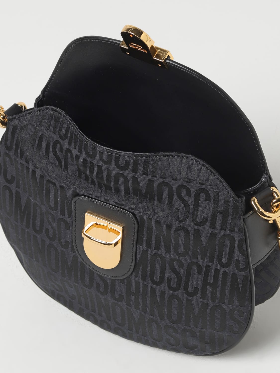 MOSCHINO COUTURE SCHULTERTASCHE: Schultertasche damen Moschino Couture, Schwarz - Img 4