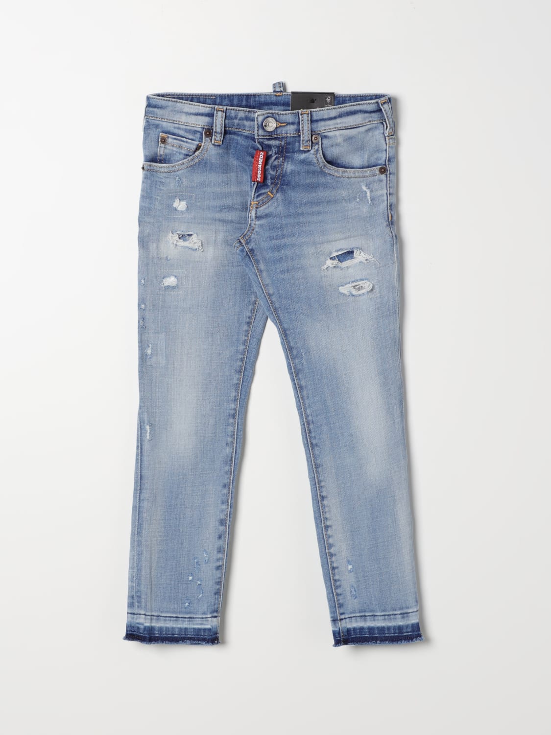 DSQUARED2 Pantalon enfant Junior Denim Jeans Dsquared2 DQ01Q3D0A7K en ligne sur GIGLIO.COM