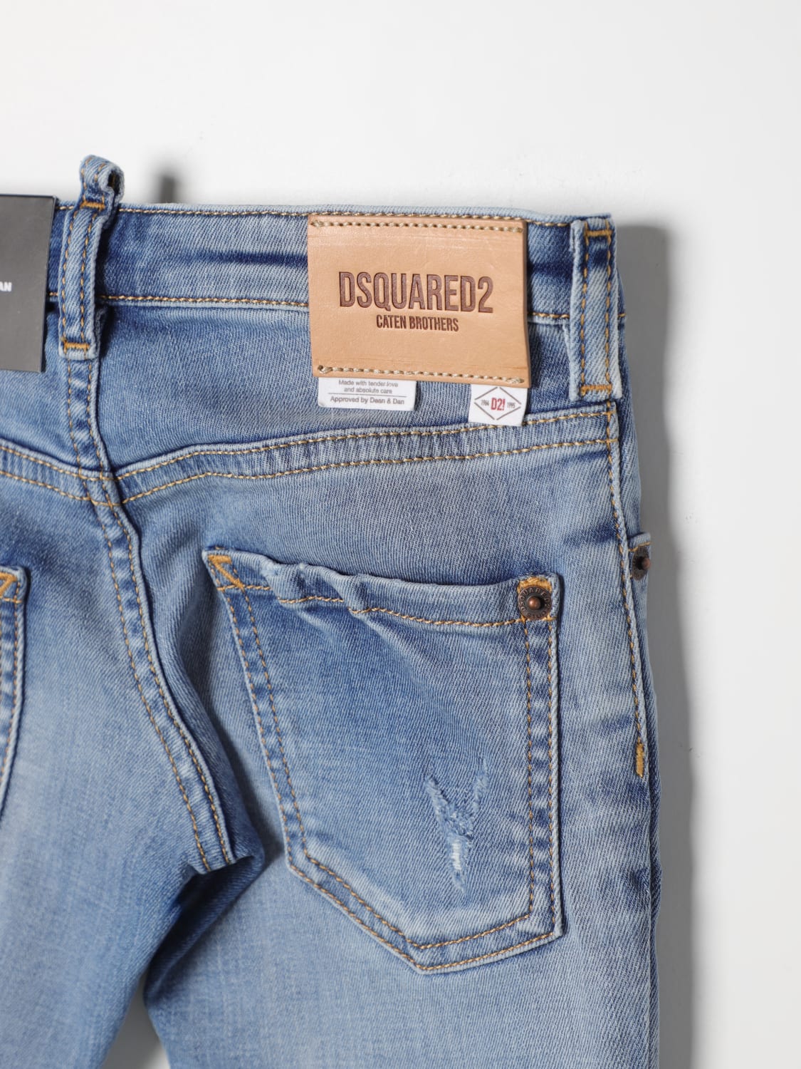 DSQUARED2 VAQUERO: Pantalón niños Dsquared2 Junior, Denim - Img 3