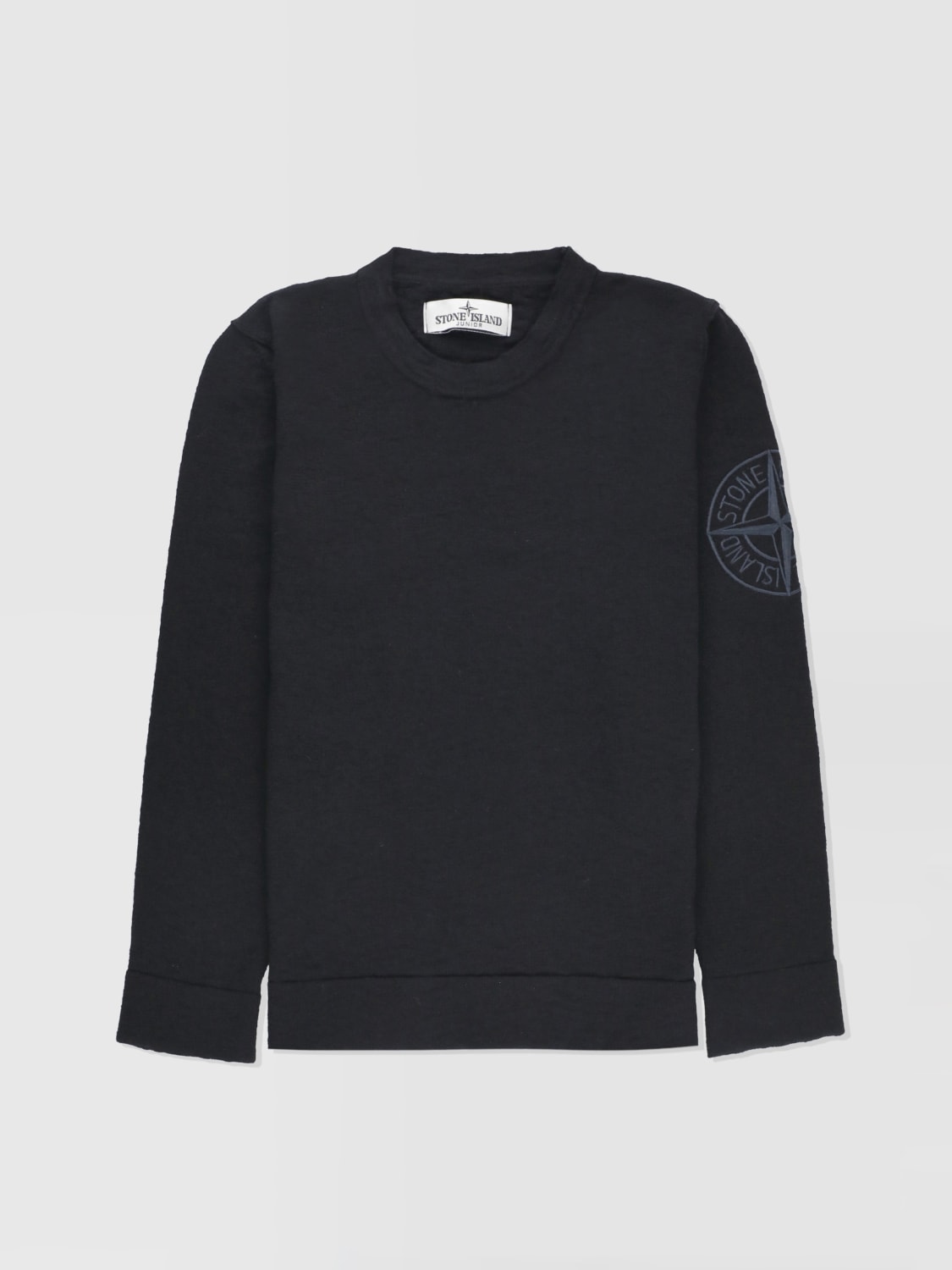 STONE ISLAND JUNIOR Sweater kids Black Stone Island Junior sweater 502B0 online at GIGLIO.COM