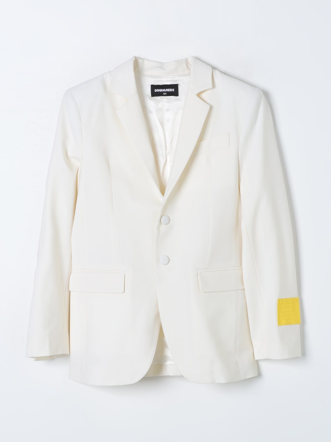 DSQUARED2 CHAQUETA: Chaqueta niños Dsquared2 Junior, Blanco - Img 1