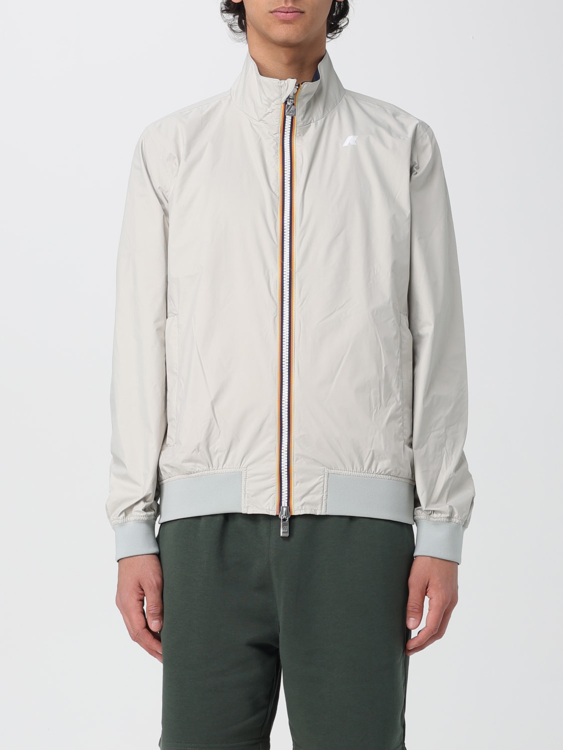 K-WAY JACKET: Coat men K-way, Beige - Img 1