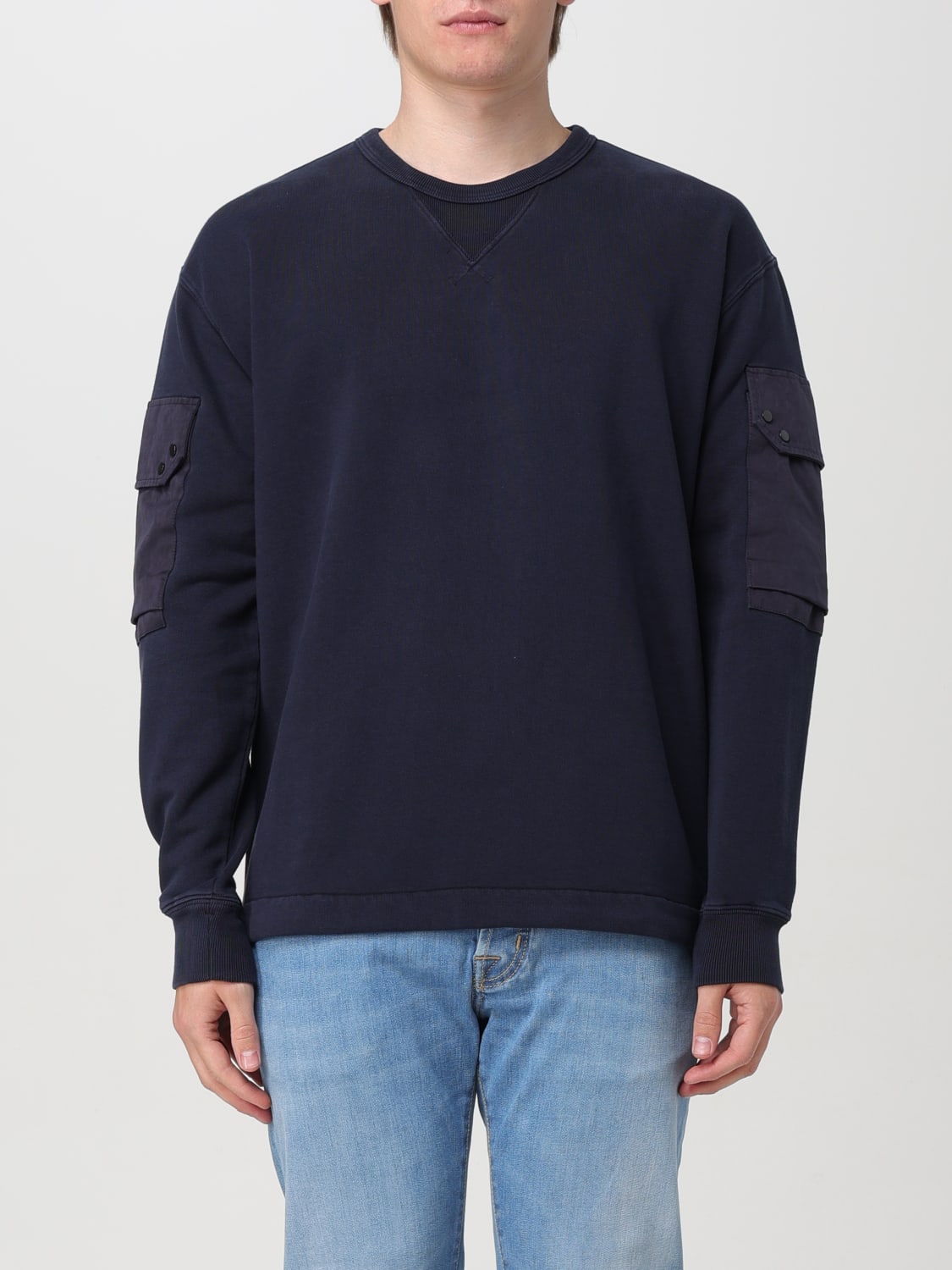 TEN C SWEATSHIRT: Sweatshirt men Ten C, Blue - Img 1