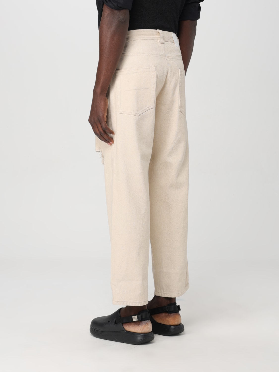 ISABEL BENENATO: Pants men - Beige | Isabel Benenato pants UW72S24 ...