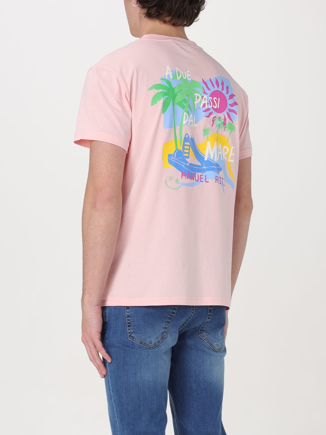 MANUEL RITZ T-SHIRT: T-shirt herren Manuel Ritz, Pink - Img 2