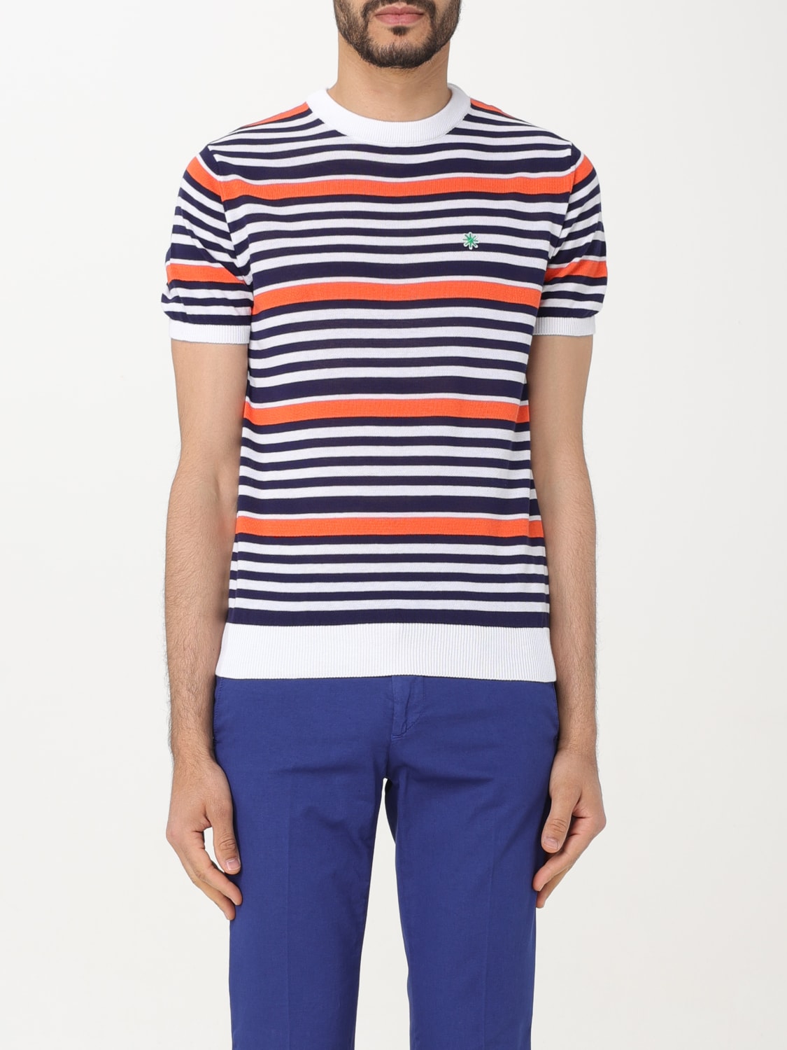 MANUEL RITZ T-SHIRT: T-shirt men Manuel Ritz, Striped - Img 1