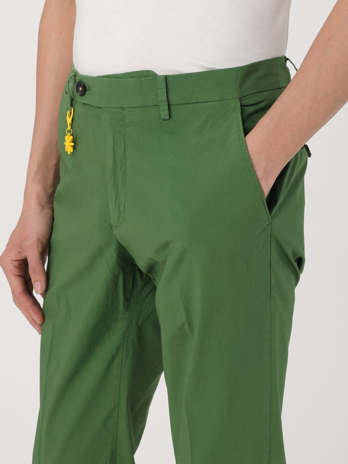 MANUEL RITZ PANTS: Pants men Manuel Ritz, Green - Img 3