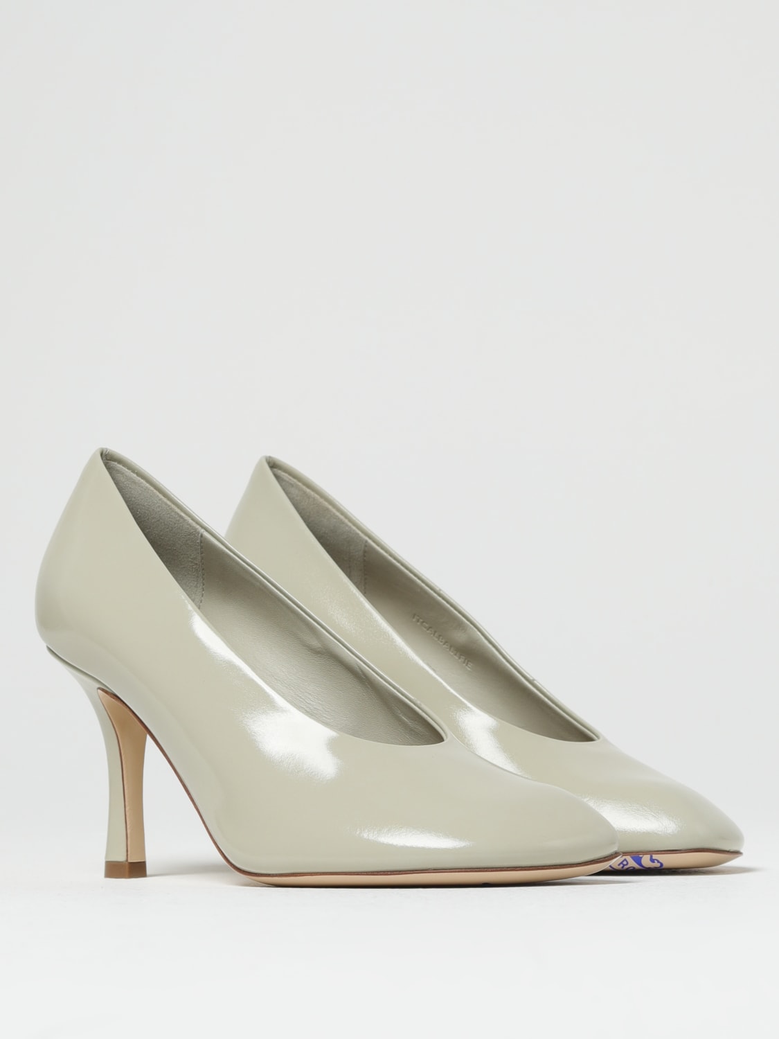 BURBERRY PUMPS: High heel shoes woman Burberry, White - Img 2