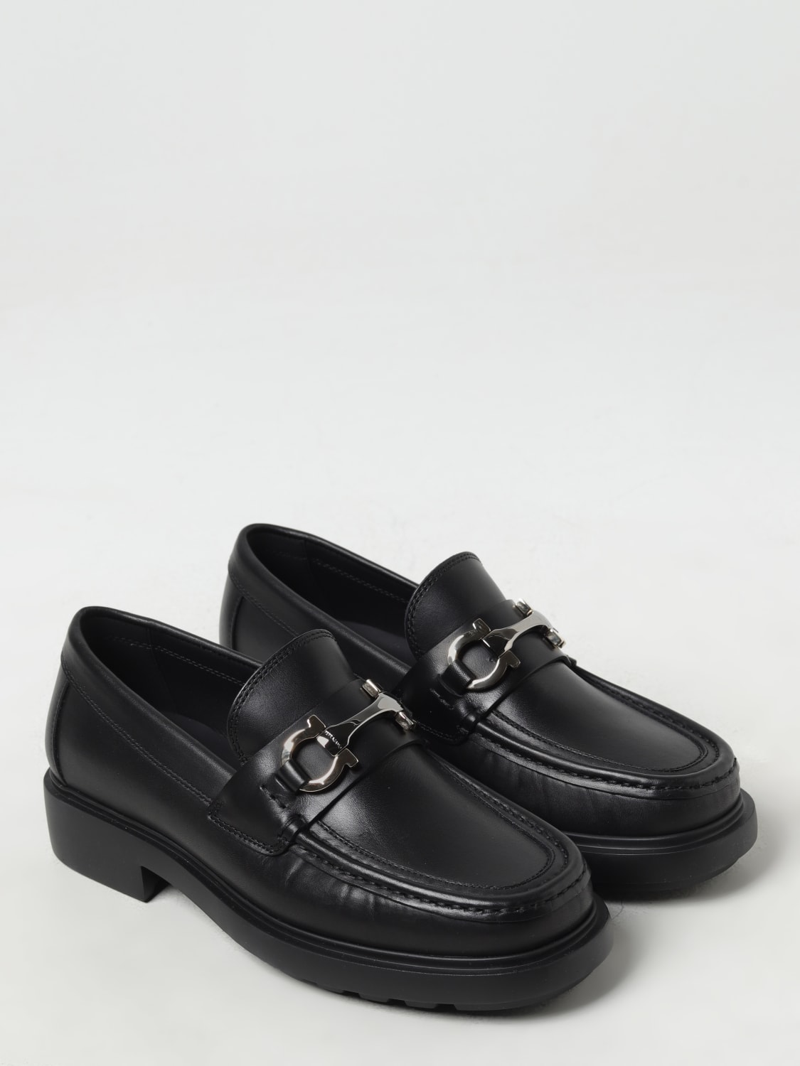 FERRAGAMO MOKASSINS: Mokassins herren Ferragamo, Schwarz - Img 2