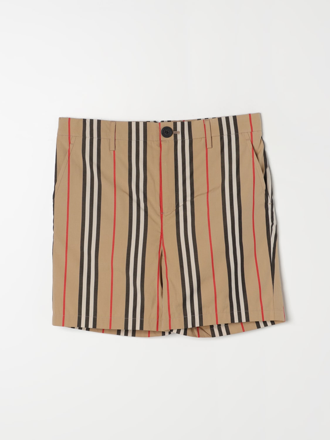 BURBERRY SHORTS: Shorts kids Burberry Kids, Beige - Img 1