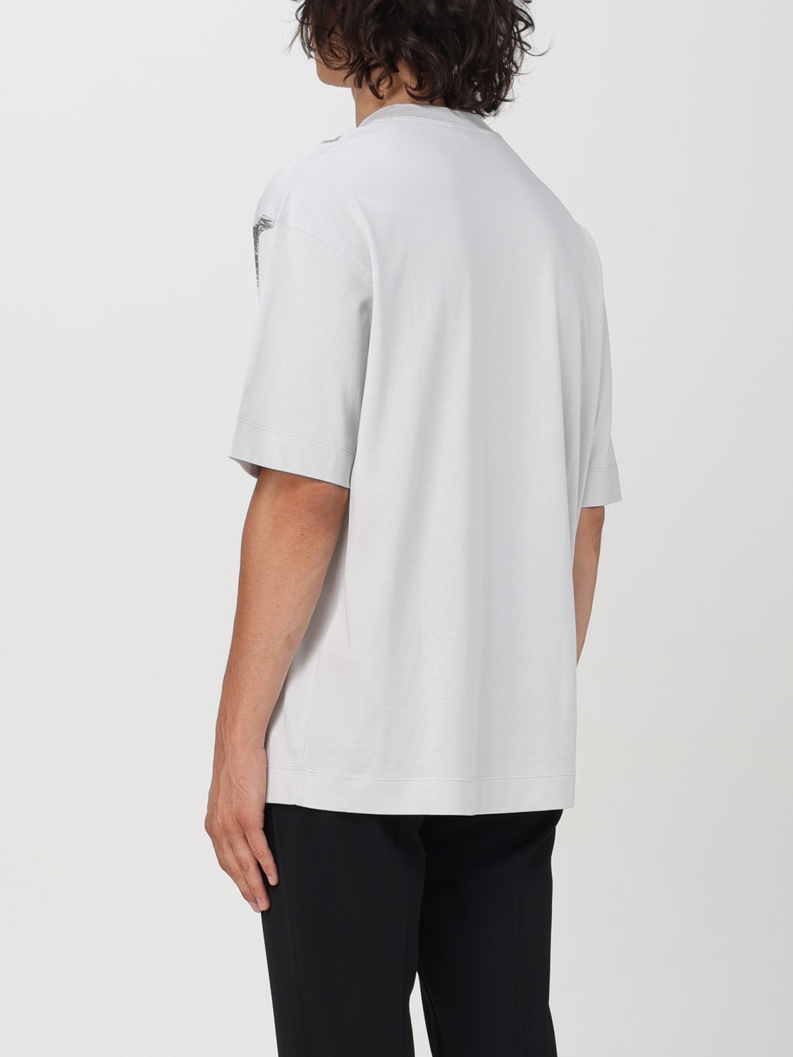 Tシャツ・カットソー EMPORIO ARMANI Men T-shirt Grey 3D1TH21JOCZ 0646 Emporio Armani Outlet: T-shirt men - Grey | Emporio Armani t