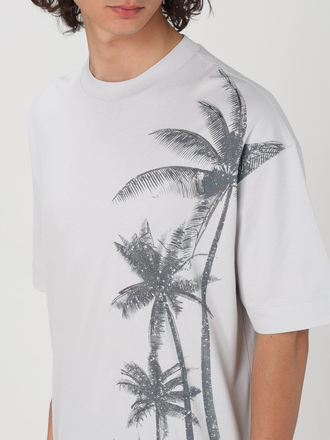 Tシャツ・カットソー EMPORIO ARMANI Men T-shirt Grey 3D1TH21JOCZ 0646 Emporio Armani Outlet: T-shirt men - Grey | Emporio Armani t