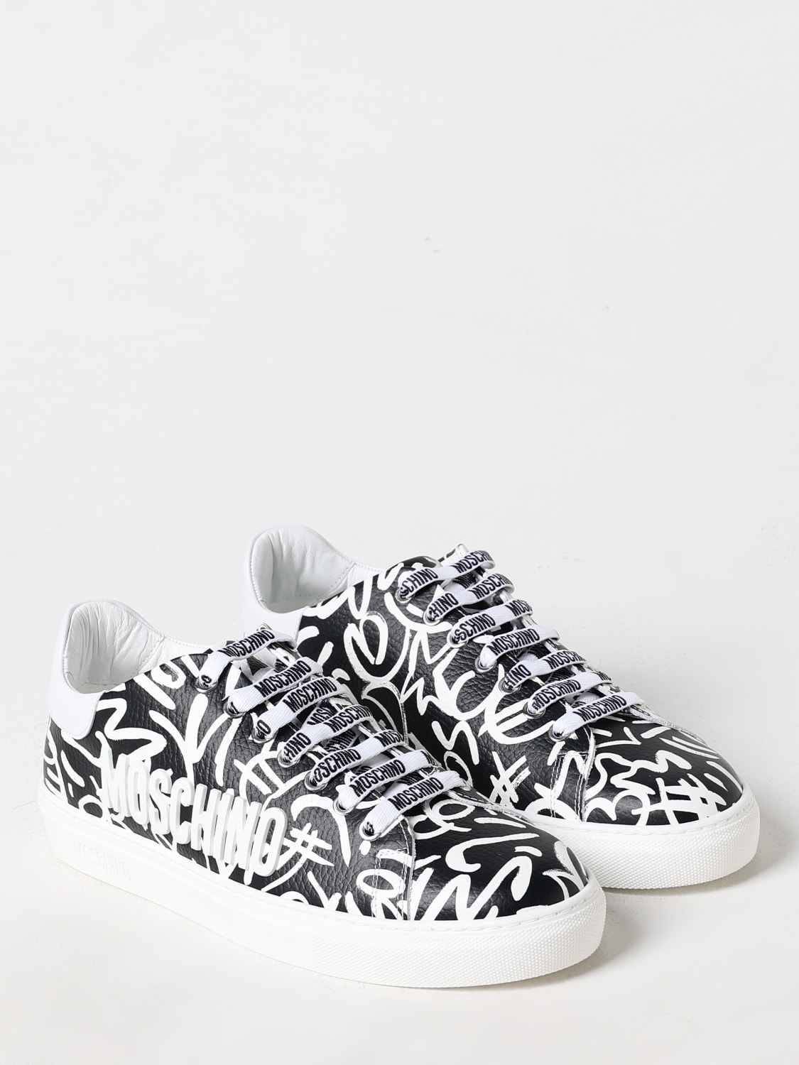 MOSCHINO COUTURE SNEAKERS: Sneakers herren Moschino Couture, Schwarz - Img 2