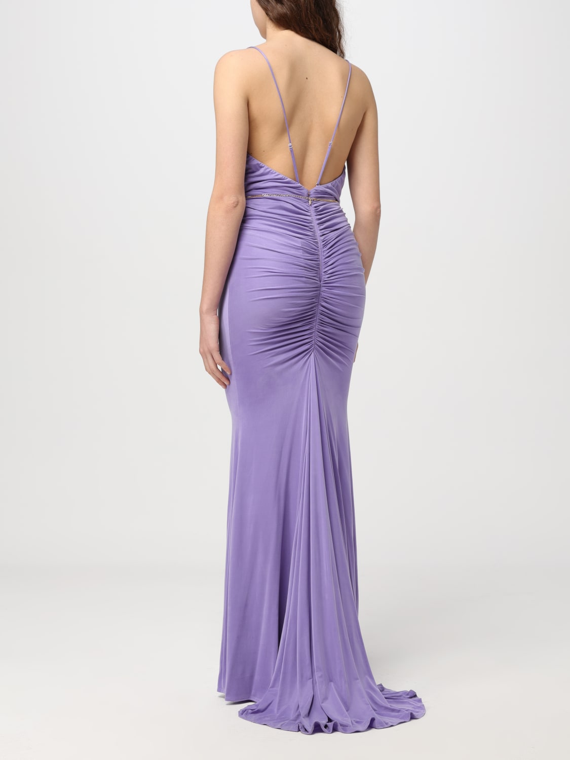 ワンピース ELISABETTA FRANCHI Woman Dress Violet AB628 AS6 Elisabetta Franchi Outlet: Dress woman - Violet | Elisabetta