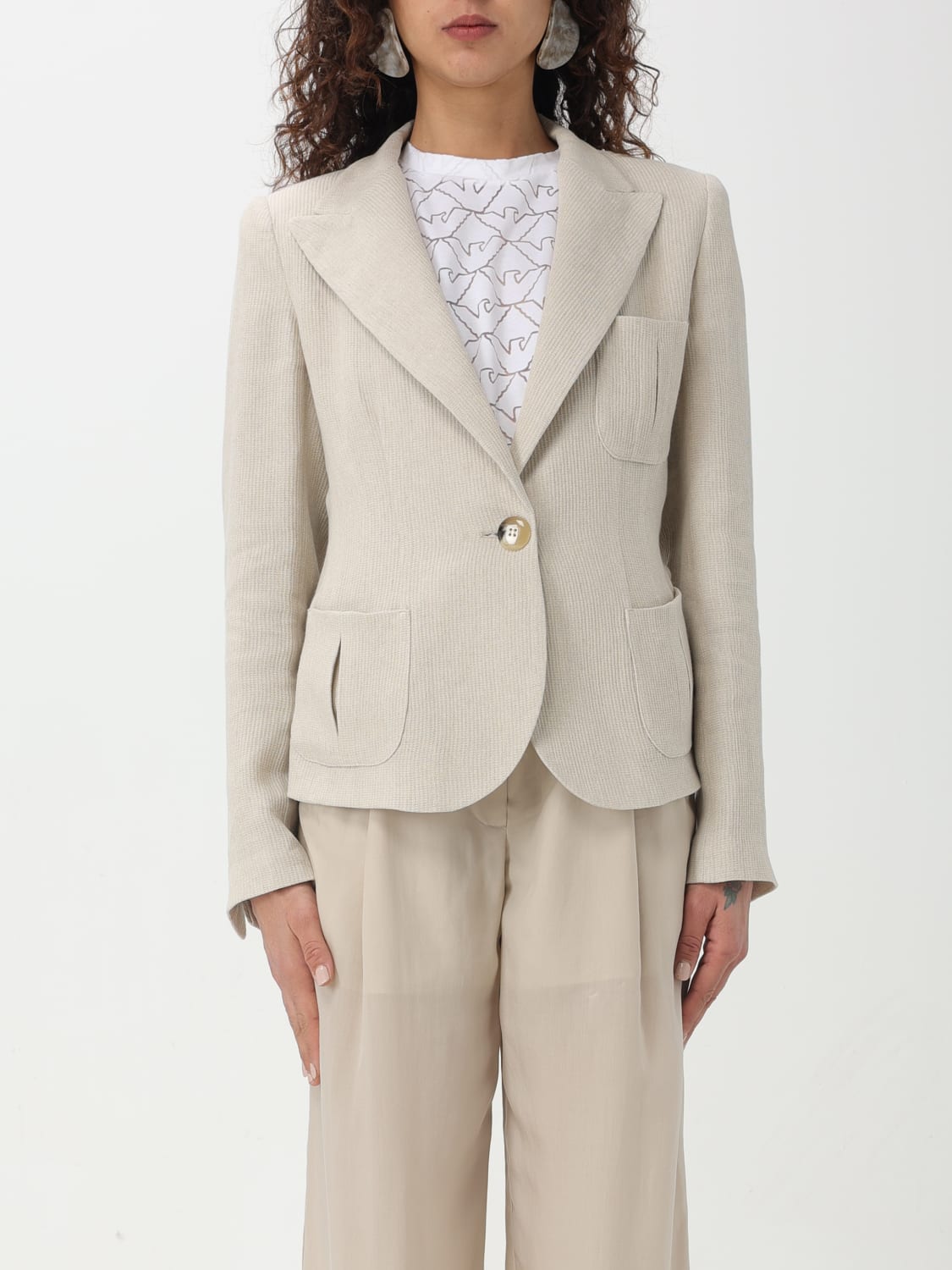 Blazer armani femme discount