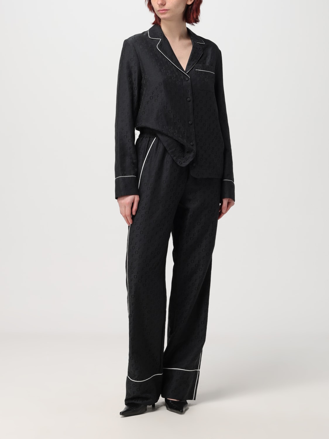 OFF-WHITE TOP: Top femme Off-white, Noir - Img 2