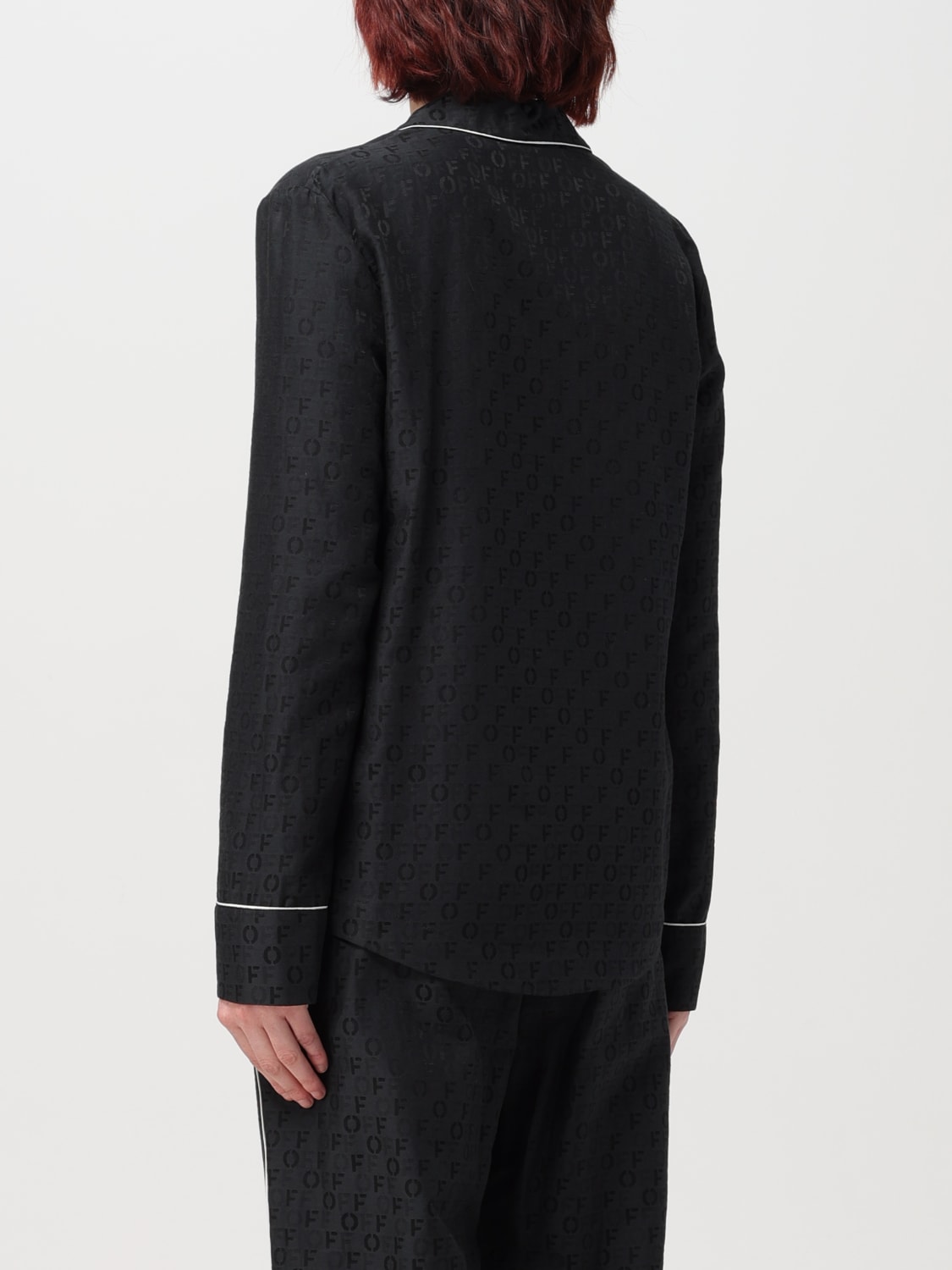 OFF-WHITE TOP: Top femme Off-white, Noir - Img 3