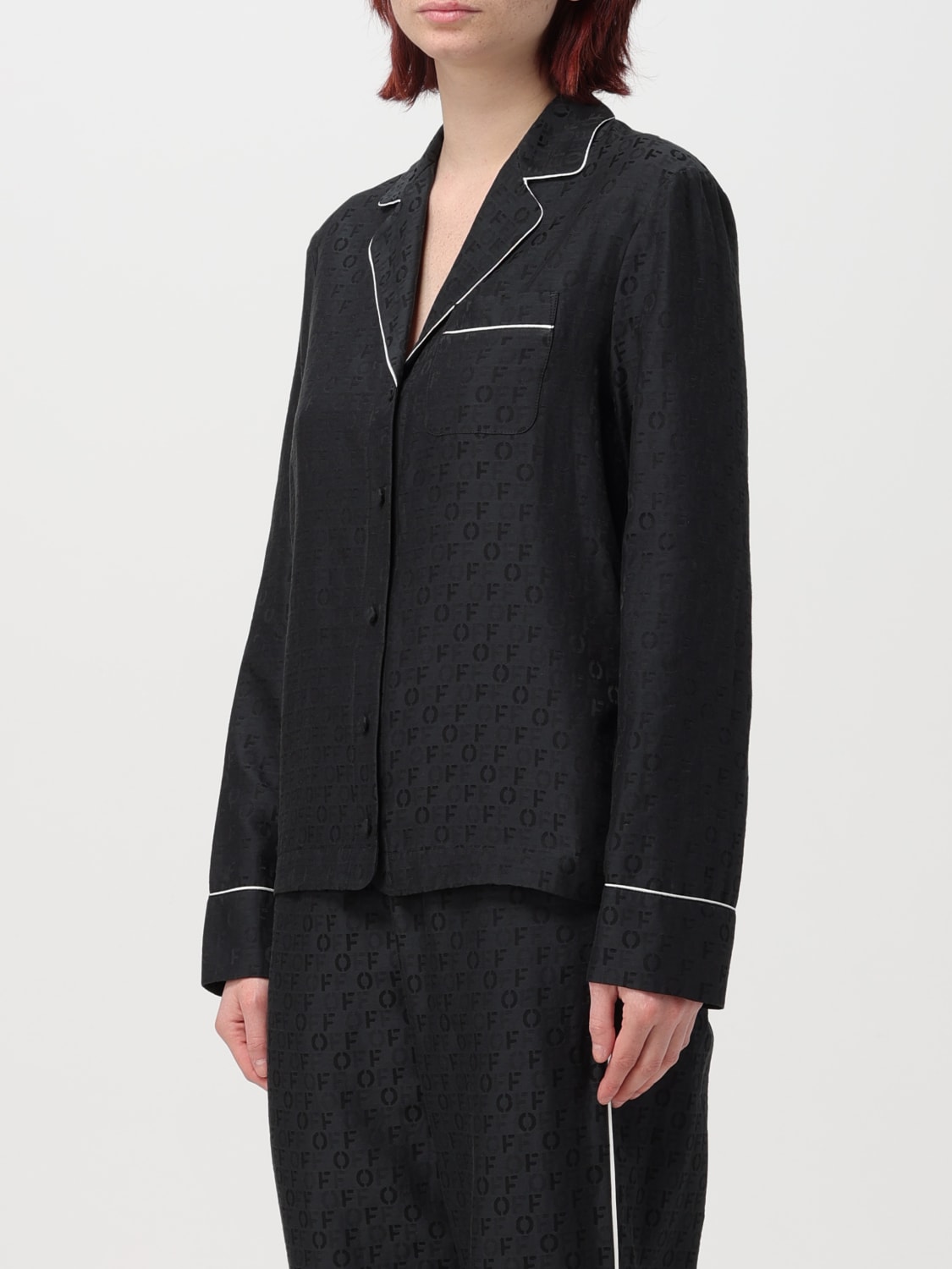 OFF-WHITE TOP: Top femme Off-white, Noir - Img 4