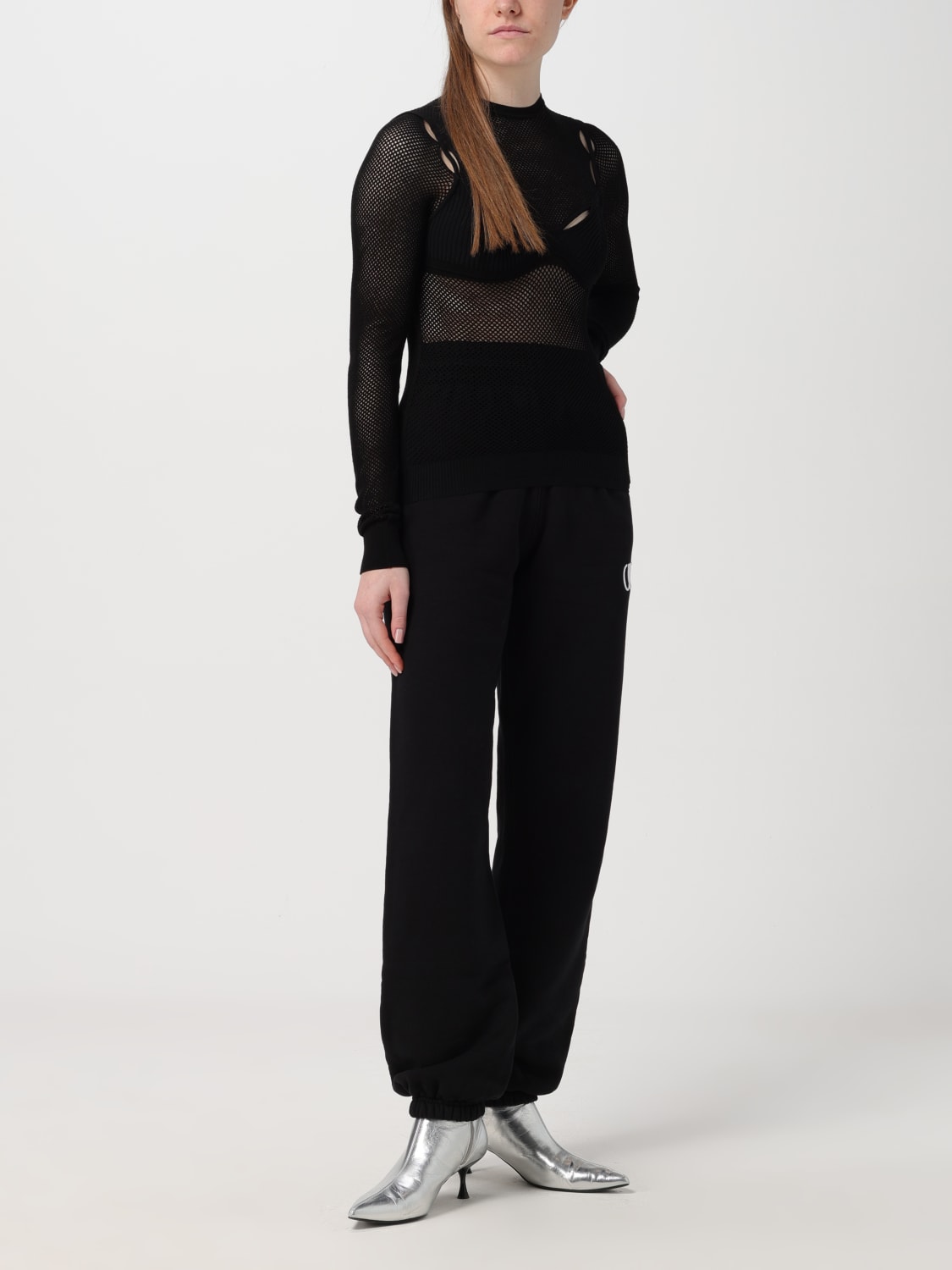 OFF-WHITE TOP: Top femme Off-white, Noir - Img 2