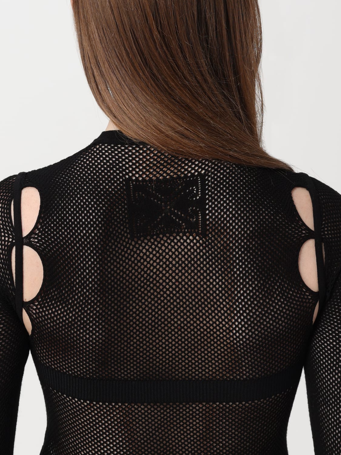 OFF-WHITE TOP: Top femme Off-white, Noir - Img 5