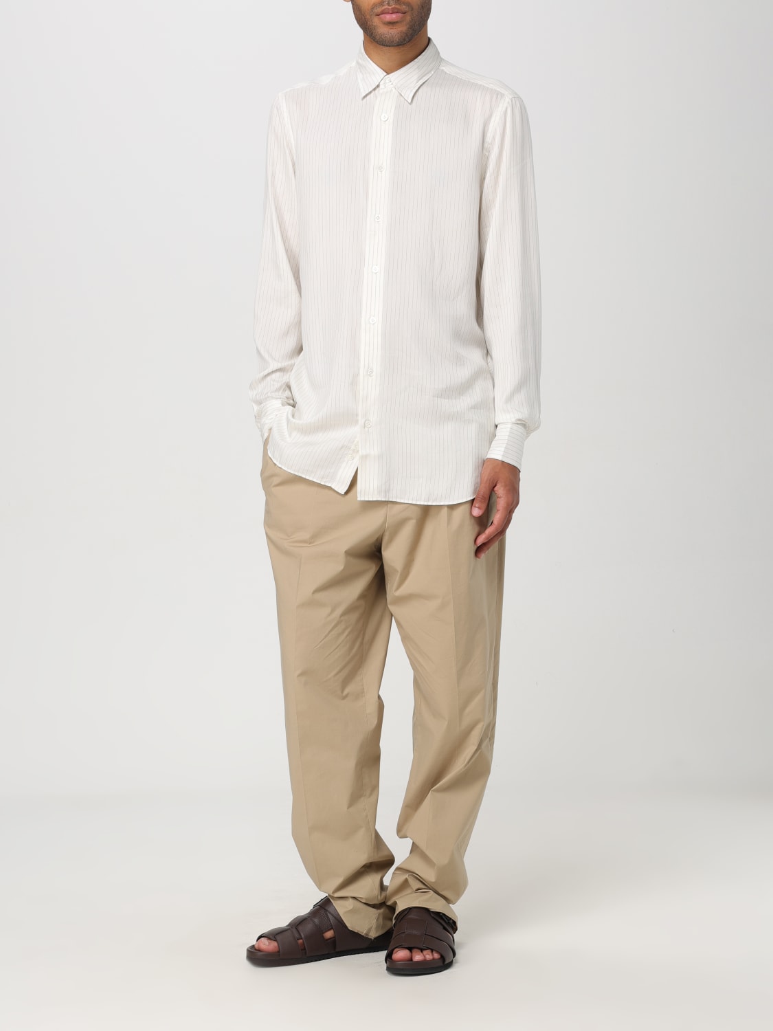 LARDINI SHIRT: Shirt men Lardini, White - Img 2