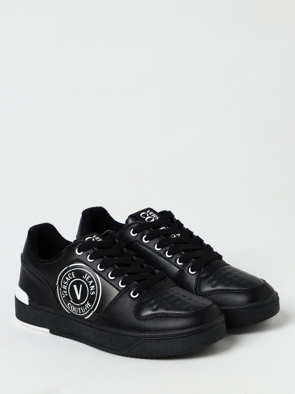 VERSACE JEANS COUTURE SNEAKERS: Sneakers men Versace Jeans Couture, Black - Img 2