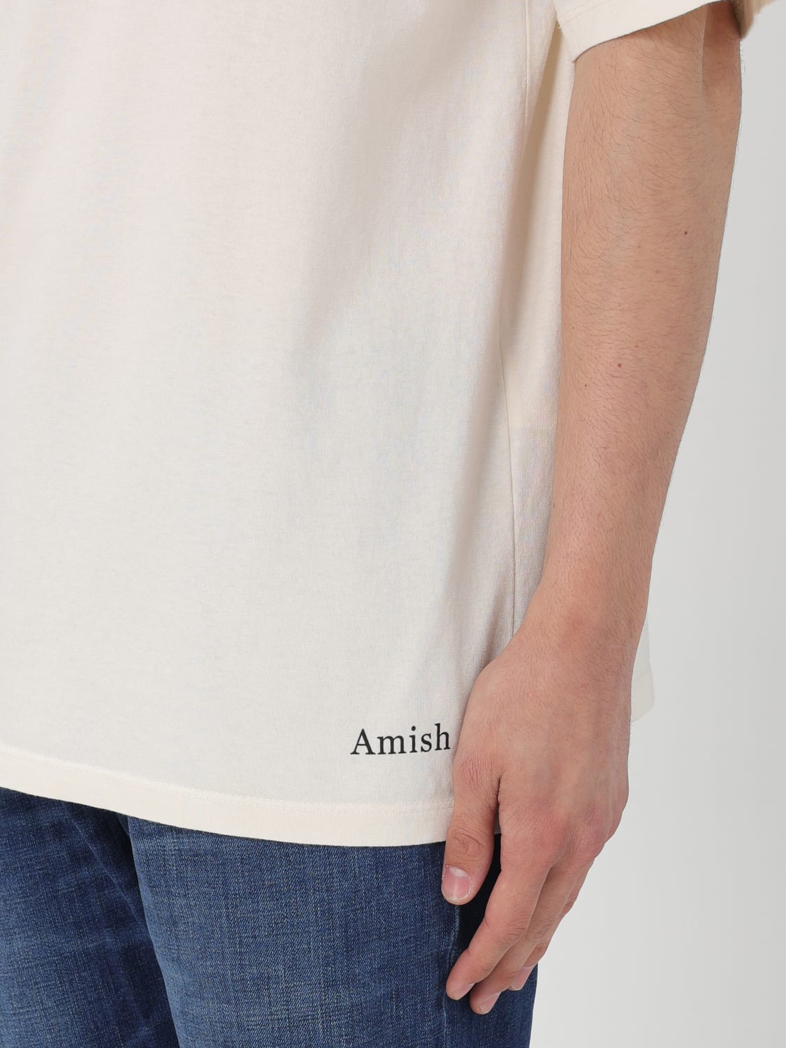 AMISH CAMISETA: Camiseta hombre Amish, Blanco - Img 3