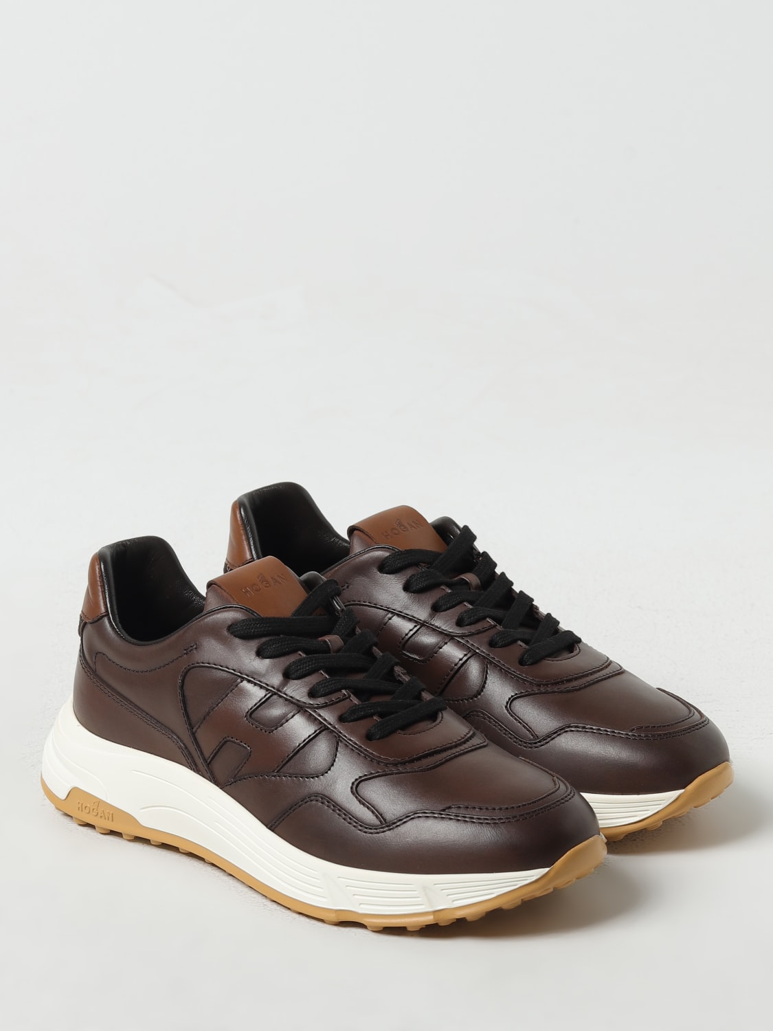 HOGAN SNEAKERS: Sneakers men Hogan, Brown - Img 2