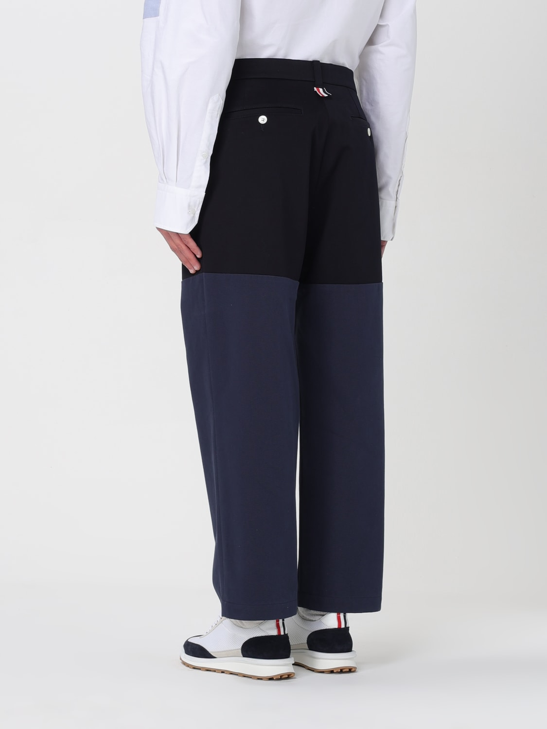 THOM BROWNE PANTS: Pants men Thom Browne, Blue - Img 3