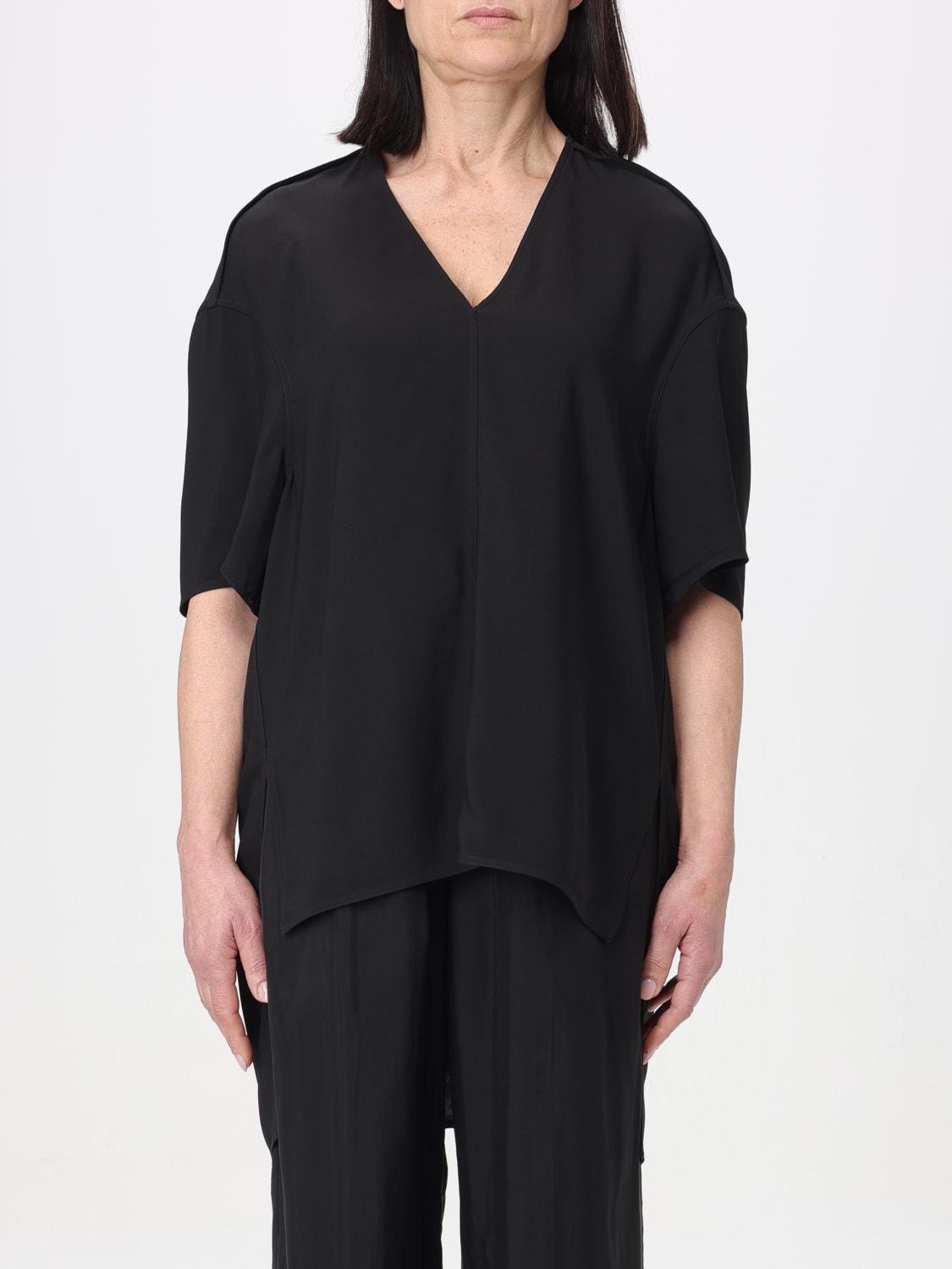 RICK OWENS SWEATER: T-shirt woman Rick Owens, Black - Img 1