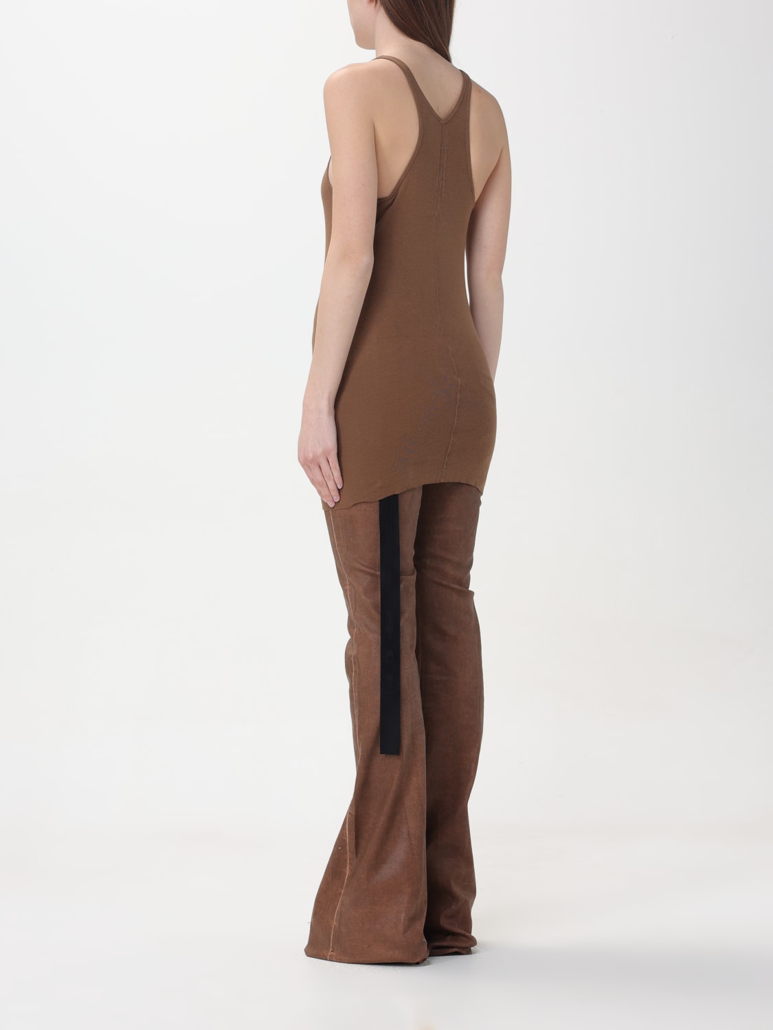 RICK OWENS DRKSHDW TOP: Top mujer Drkshdw, Marrón - Img 3