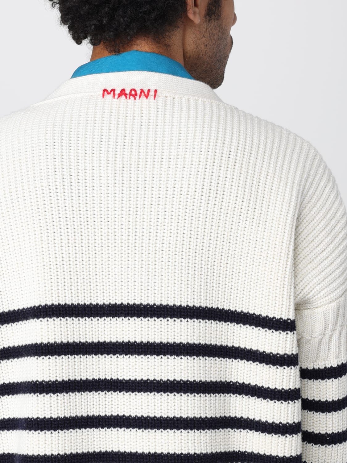 MARNI SWEATER: Cardigan men Marni, Grey - Img 5