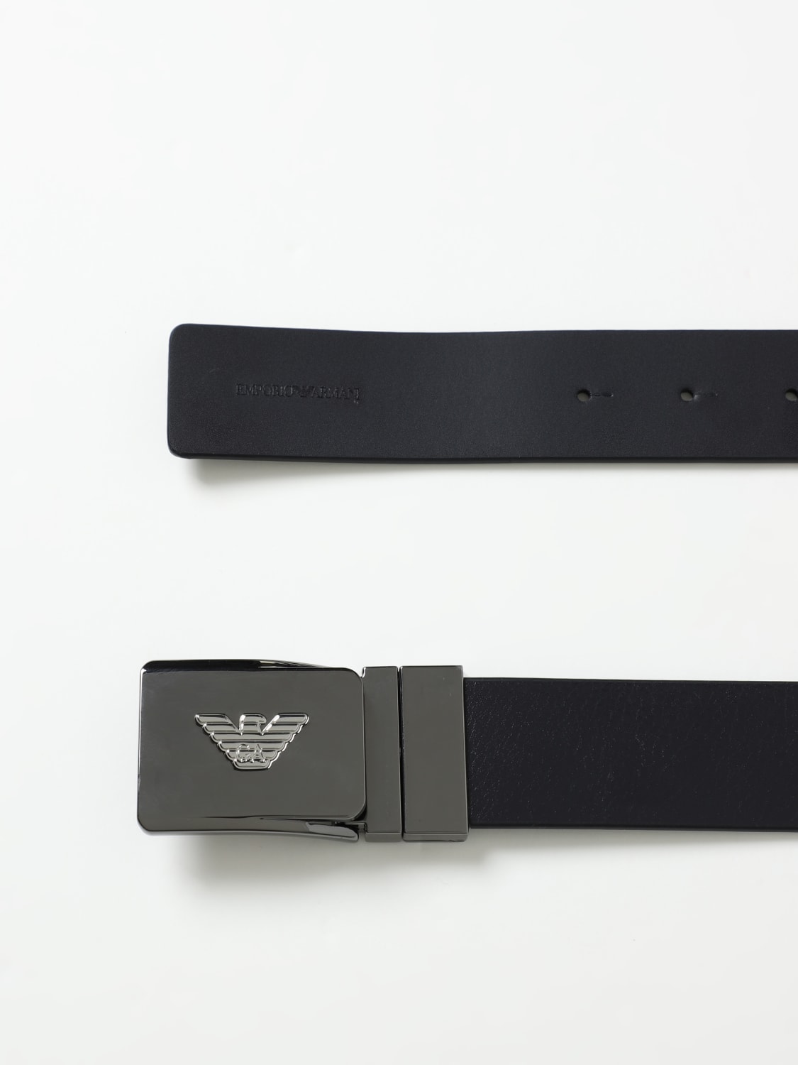 Emporio Armani Outlet Belt men Blue Emporio Armani belt Y4S623YQ50X online at GIGLIO.COM