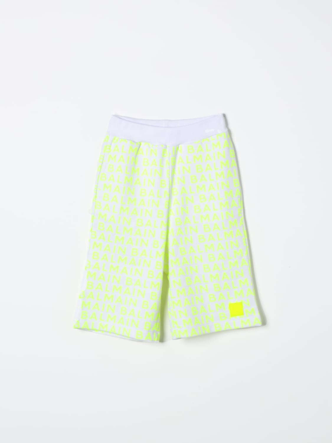 BALMAIN SHORT: Short kids Balmain Kids, Yellow - Img 1