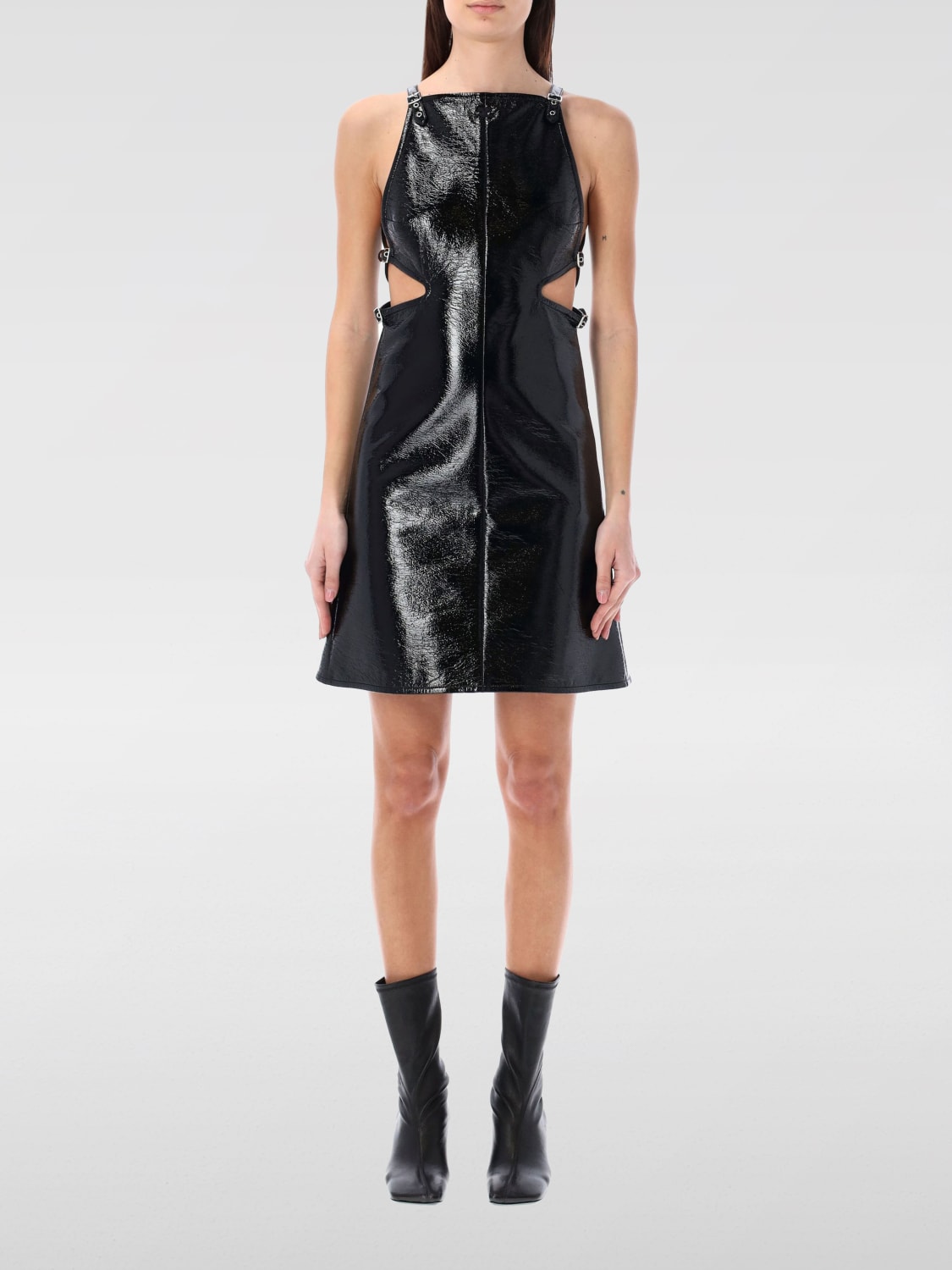 COURRÈGES: Dress woman - Black | Courrèges dress
