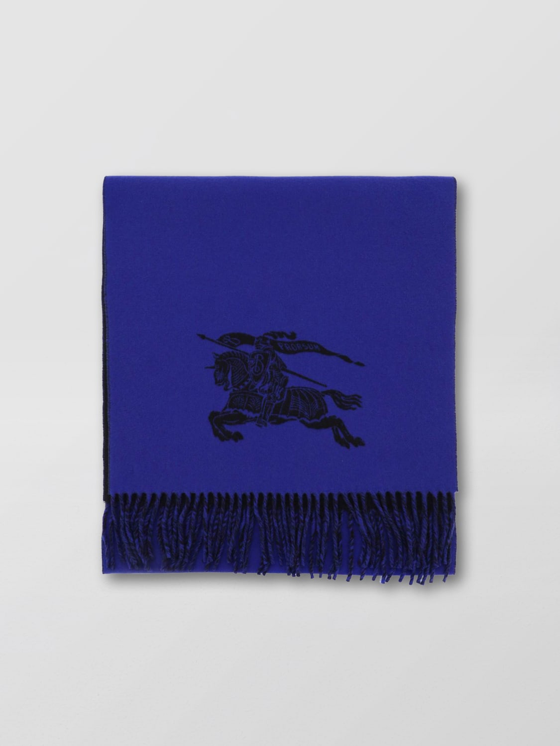 Burberry Outlet Scarf men Royal Blue Burberry scarf 8078785 online at GIGLIO.COM