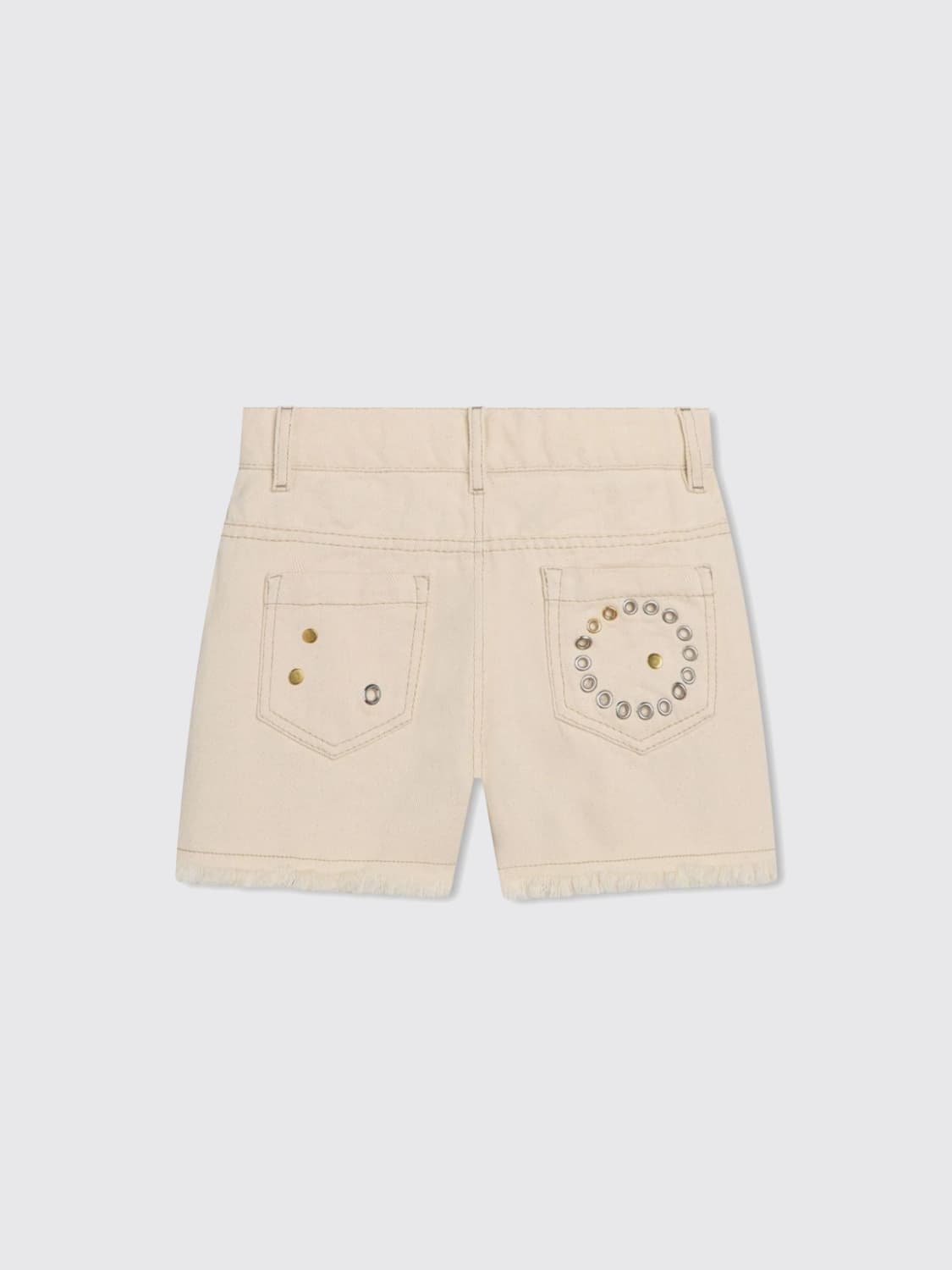 CHLOÉ SHORT: Chloé girls' shorts, Brown - Img 2