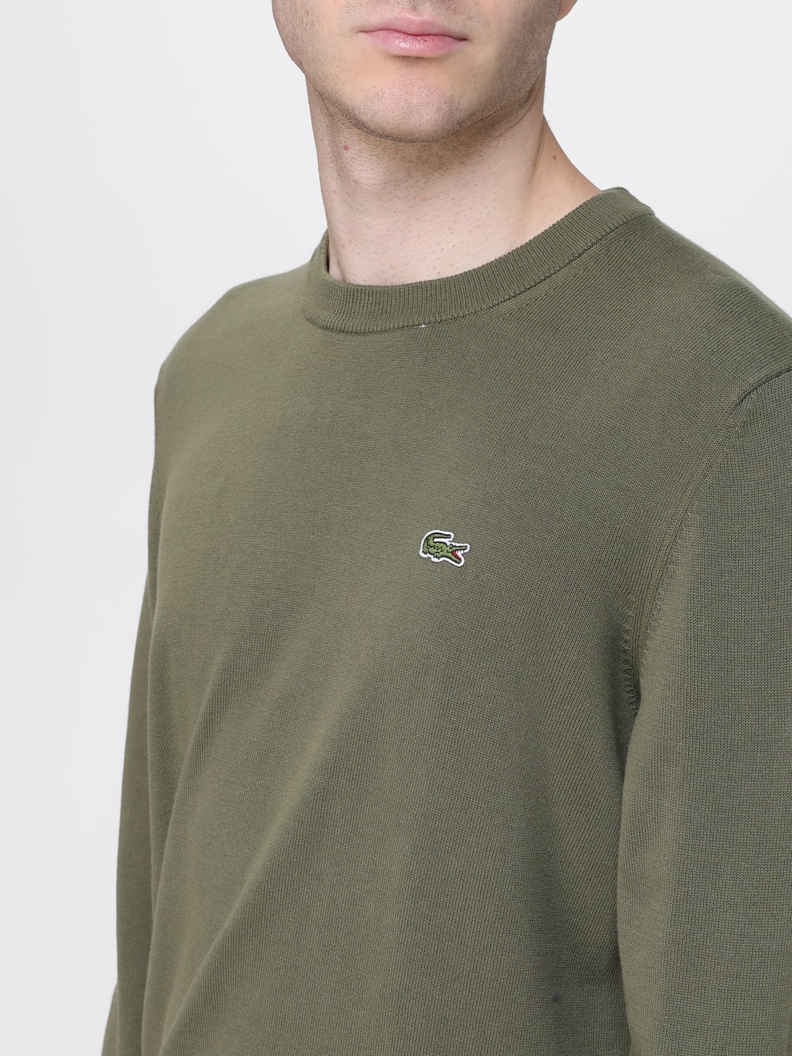 LACOSTE SWEATER: Sweater men Lacoste, Green - Img 3