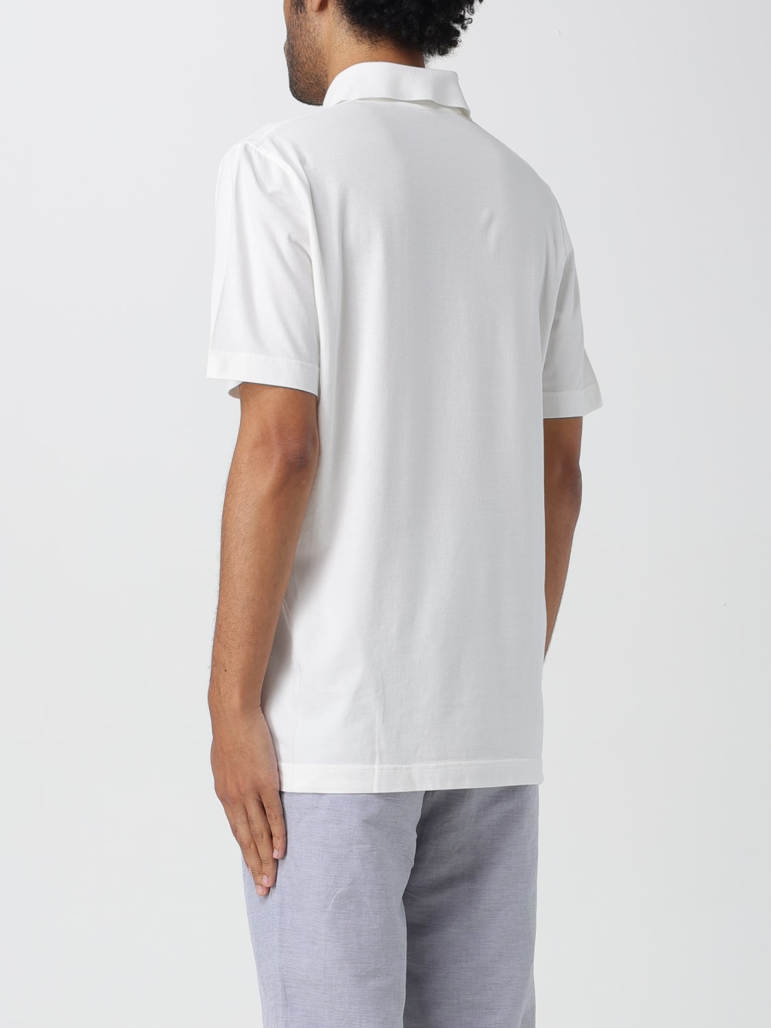 SEASE POLO SHIRT: Sease jersey polo shirt, White - Img 2